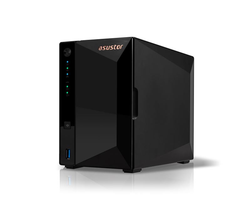 Asustor AS3302T 2 bays NAS Realtek Quad-Core 1.4GHz 2GB DDR4 8GB eMMC 2.5GbE 4K 2x 3.5\