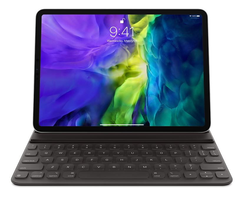 Smart Keyboard Folio for 11-inch iPad Pro- Full Sized Keyboard, Elegant Front and Back Protection