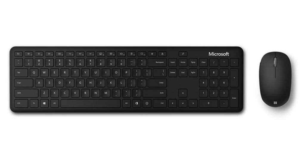 Microsoft Wireless Bluetooth Desktop Bluetooth Mouse & Keyboard Black