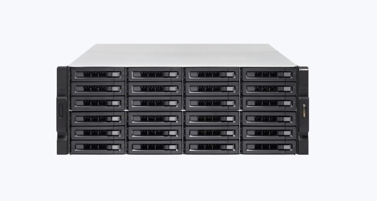 QNAP TS-2483XU-RP-E2136 Intel® Xeon® E E-2136 6-core 16GB DDR4 Hot-swappable 4xGbE 2xGbE WOL 5xPCle slort 2xUSB3.2 4U Rack