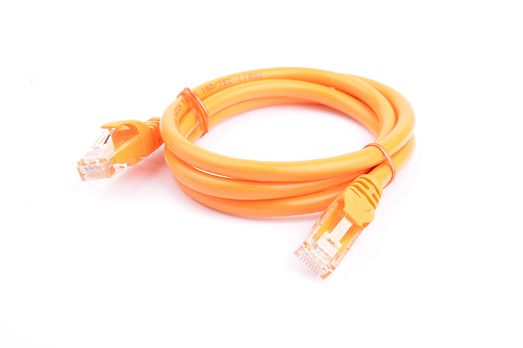 8Ware Cat6a UTP Ethernet Cable 1m Snagless Orange